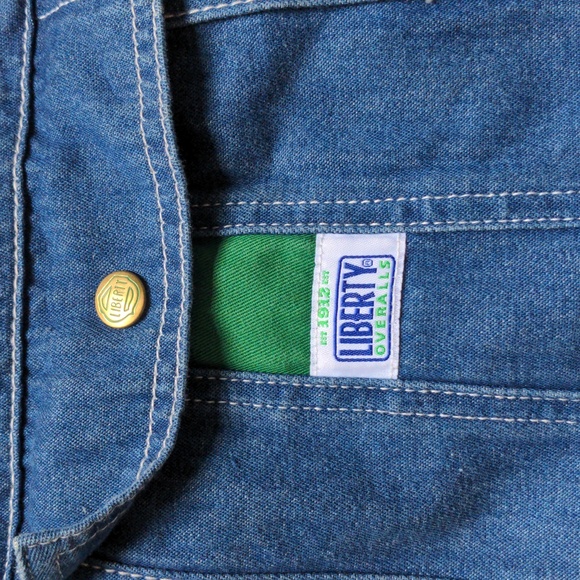 Vintage Liberty denim overalls - Picture 6 of 7